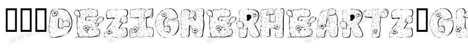 101DezignerHeartz-GlpP字体转换