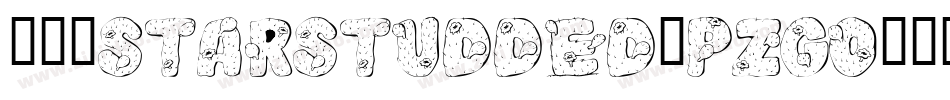 101StarStudded-pZGO字体转换