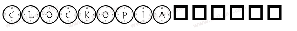 Clockopia字体转换
