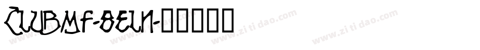 Clubmf-8eLn字体转换