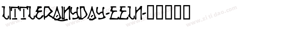 LittleRainyDay-EELn字体转换