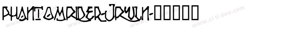 PhantomRider-JRWLn字体转换
