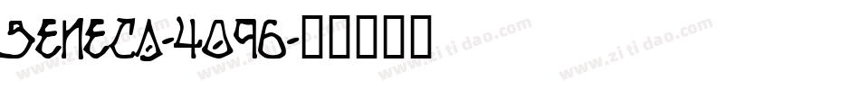 Seneca-4O96字体转换
