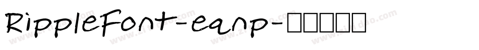 RippleFont-eqnp字体转换