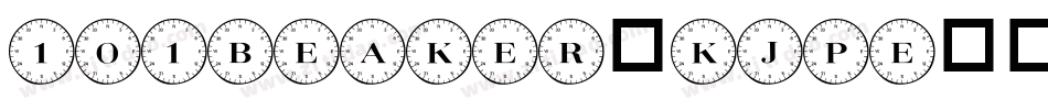 101Beaker-KJPe字体转换