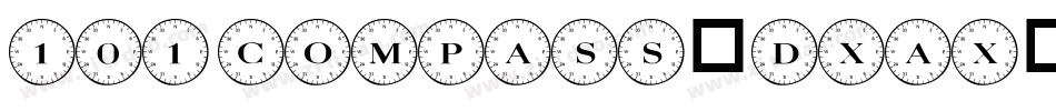 101Compass-dxax字体转换