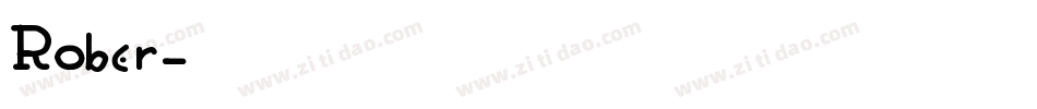 Rober字体转换