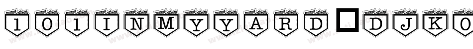 101InMyYard-DJK0字体转换
