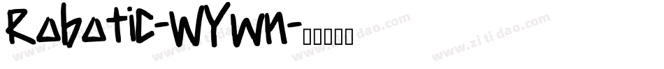 Robotic-WYwn字体转换
