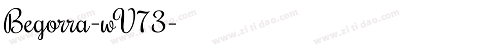 Begorra-wV73字体转换