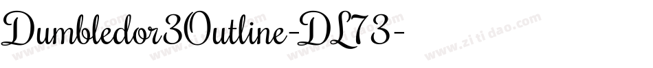 Dumbledor3Outline-DL73字体转换