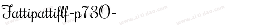 Fattipattiflf-p73O字体转换