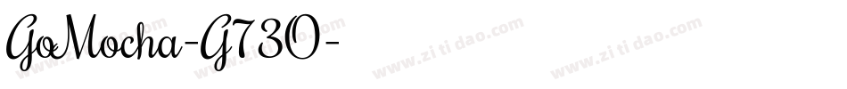 GoMocha-G73O字体转换