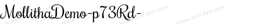 MollithaDemo-p73Rd字体转换