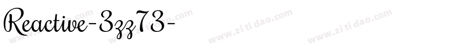 Reactive-3zz73字体转换