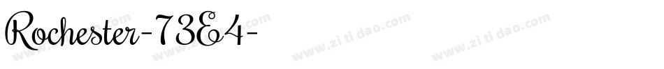 Rochester-73E4字体转换