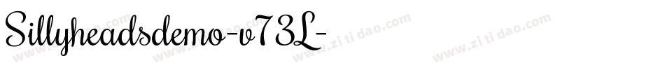 Sillyheadsdemo-v73L字体转换