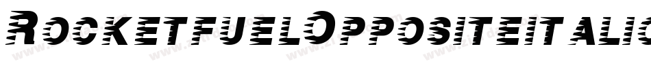 RocketfuelOppositeitalic-PdVr字体转换