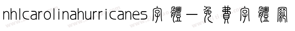 nhlcarolinahurricanes字体字体转换
