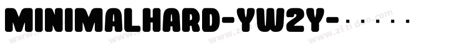 Minimalhard-yw2Y字体转换