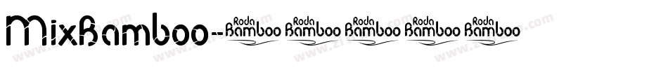 MixBamboo字体转换