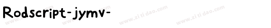 Rodscript-jymv字体转换