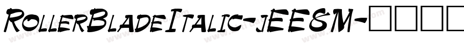 RollerBladeItalic-jEE8M字体转换