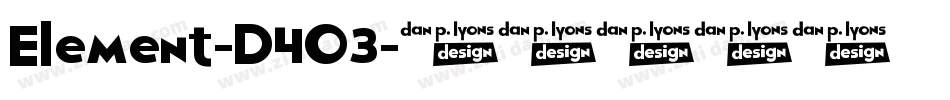 Element-D4O3字体转换