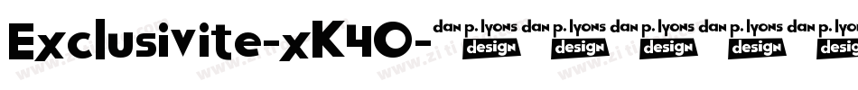 Exclusivite-xK4O字体转换 Exclusivite-xK4O字体转换