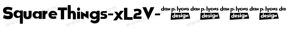 SquareThings-xL2V字体转换