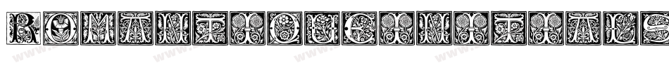 Romantiqueinitials-K7wX字体转换