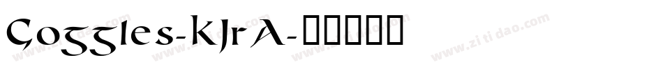 Goggles-KJrA字体转换