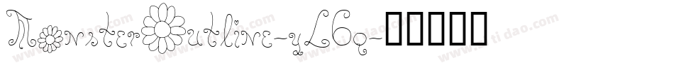 MonsterOutline-yL6q字体转换