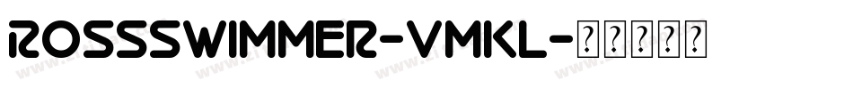 RossSwimmer-VmKl字体转换