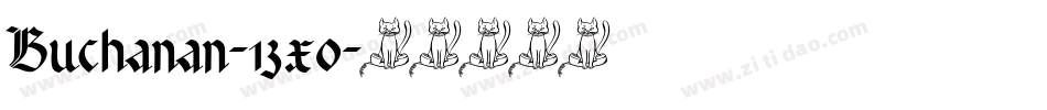 Buchanan-13x0字体转换