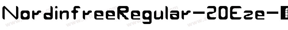 NordinfreeRegular-2OEze字体转换
