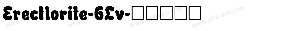 Erectlorite-6Lv字体转换