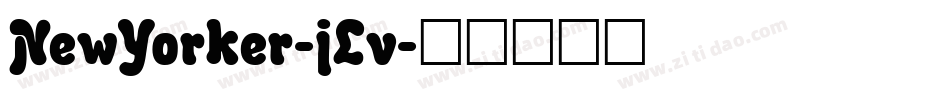 NewYorker-jLv字体转换
