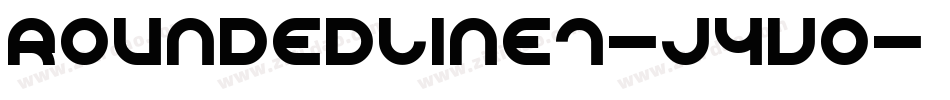 RoundedLine7-j4vO字体转换