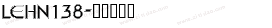 LEHN138字体转换