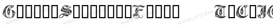 GothicStraightFaced16ThC-JG7B字体转换