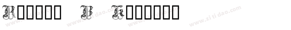 Royal-7B3K字体转换