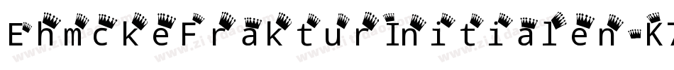 EhmckeFrakturInitialen-K7gZ字体转换