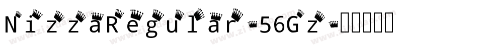 NizzaRegular-56Gz字体转换 NizzaRegular-56Gz字体转换