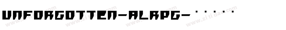 Unforgotten-ALRpg字体转换