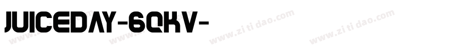 JuiceDay-6qKv字体转换