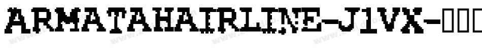 ArmataHairline-J1Vx字体转换