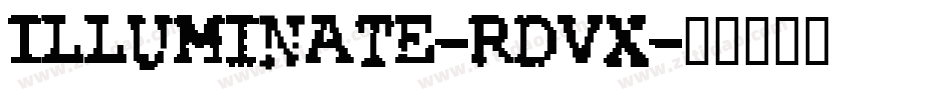 Illuminate-rdVx字体转换
