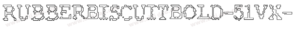 RubberBiscuitBold-51Vx字体转换