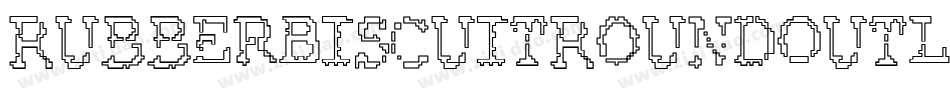 RubberBiscuitRoundOutline-ywaq字体转换